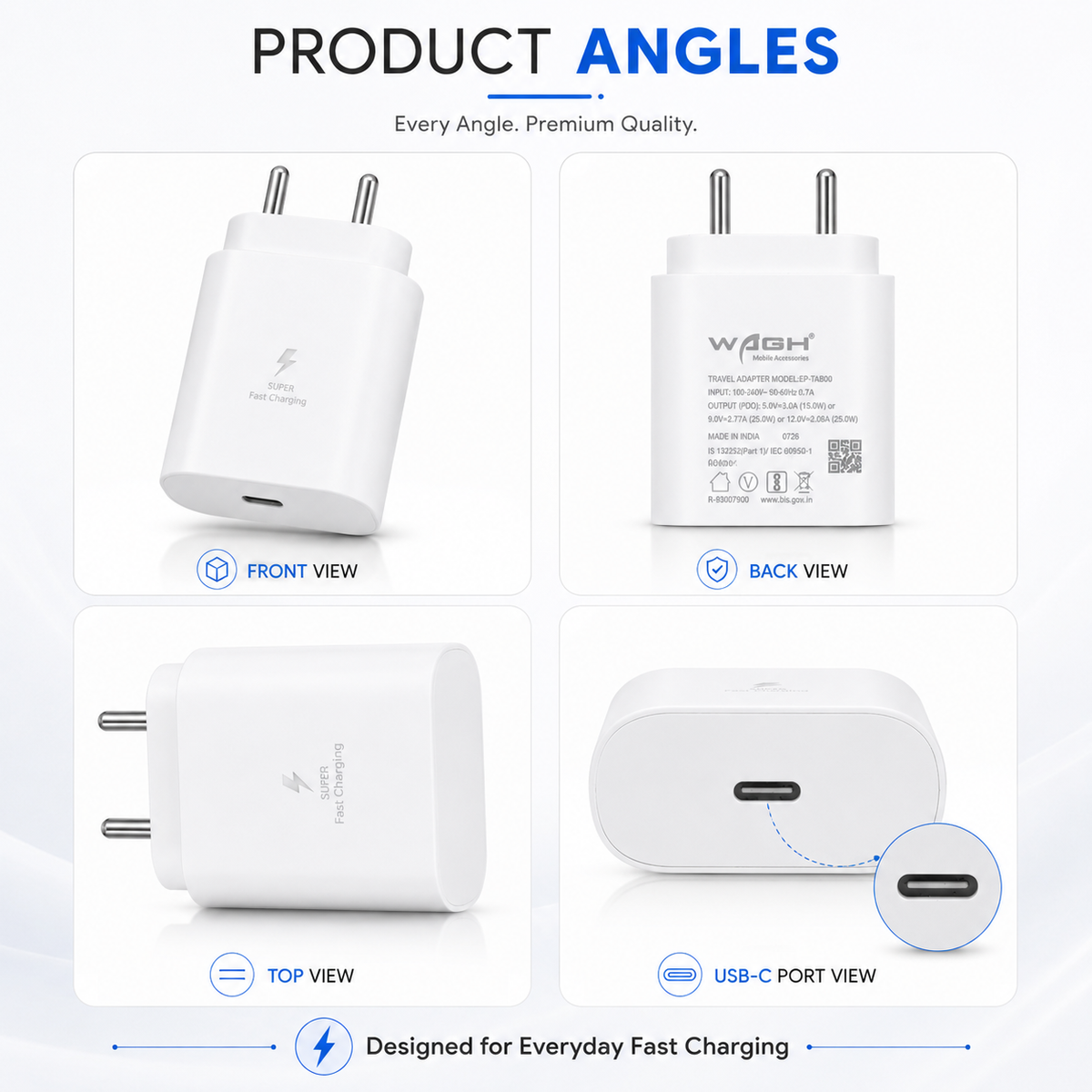 Wagh 25W voltXpress PD Fast Charging