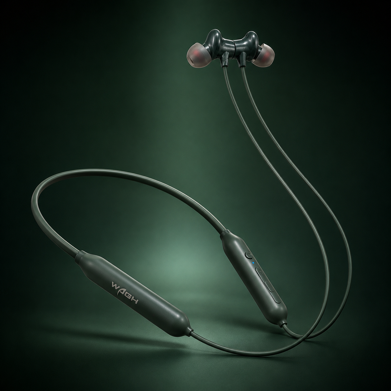 WAGH Bullet Z2 Wireless Green Neckband